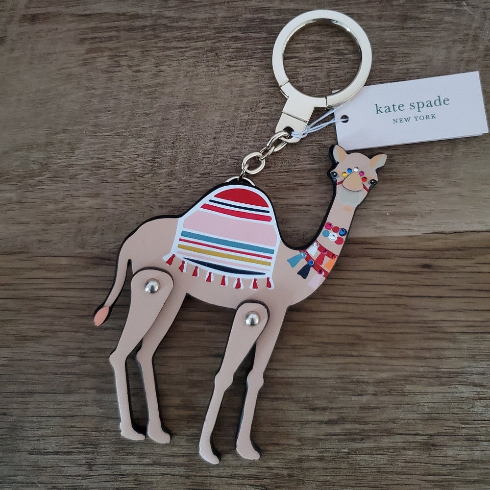 Kate Spade Camel Keychain Keyring